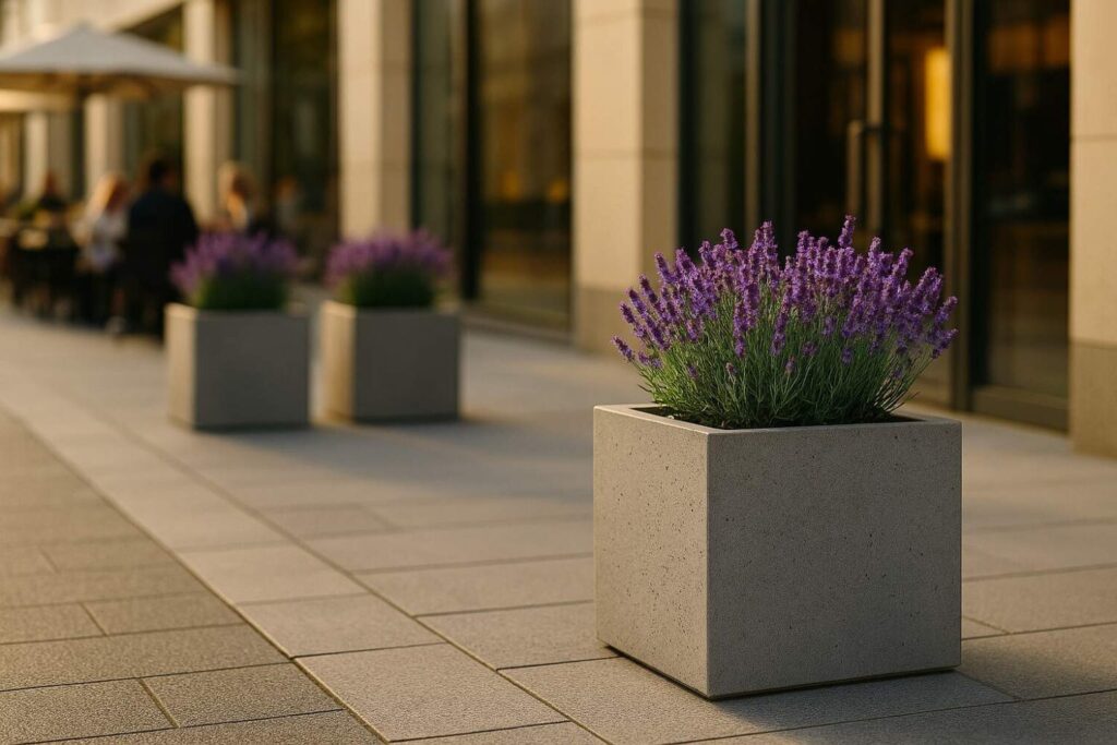 Donica betonowa CUBO 50x50x50 cm BETONOVA