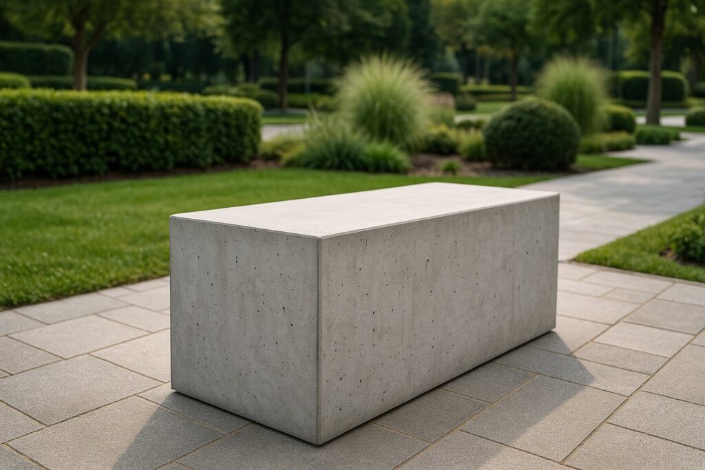 Blok betonowy w ogrodzie BLOCCO 100x50x50 cm BETONOVA