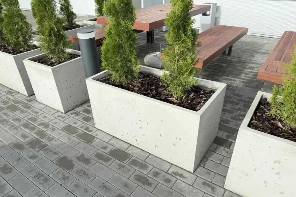 Donice betonowe prostokątne BETONOVA